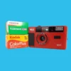 35mm Film Camera Reusable Starter Pack With Flash And 2 X 35mm Film - Red Vibe -Camera Promotion Store 35mm film camera reusable starter pack with flash and 2 x 35mm film red vibe 1