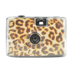 Leopard Print Focus Free 35mm Point And Shoot