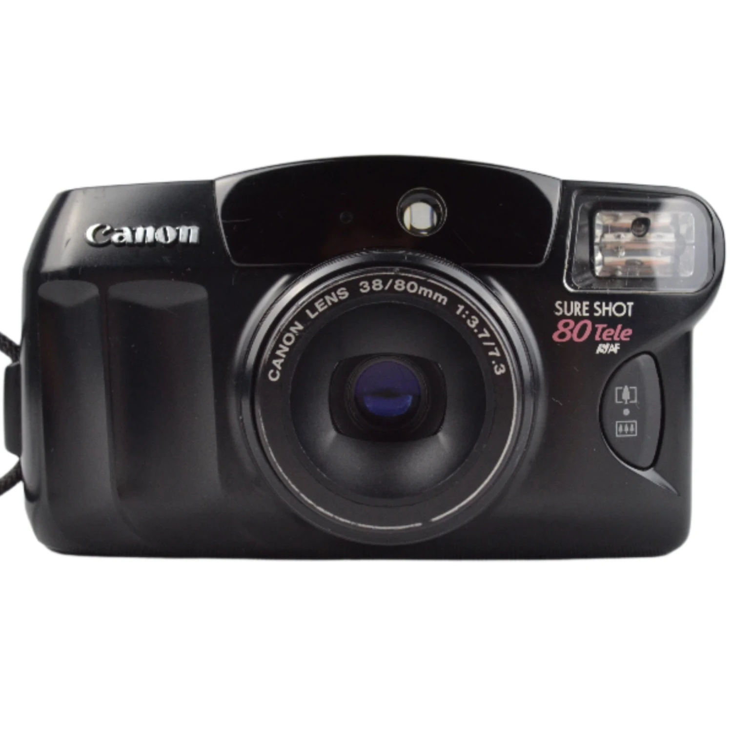 Canon® Canon Sure Shot 80 Tele 38-80mm Zoom F3.7 Point And Shoot 3 Canon® Canon Sure Shot 80 Tele 38-80mm Zoom F3.7 Point And Shoot