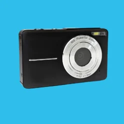 Retro 90’s Digital Compact Camera Digicam - Black -Camera Promotion Store black compact zoom digital camera digicam 5 scaled