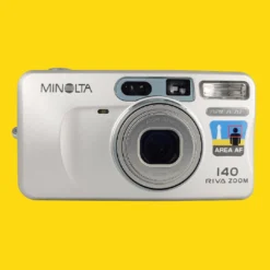 BRAND NEW - Minolta Riva Zoom 140 35mm Film Camera Point And Shoot -Camera Promotion Store brand new minolta riva zoom 140 35mm film camera point and shoot 3