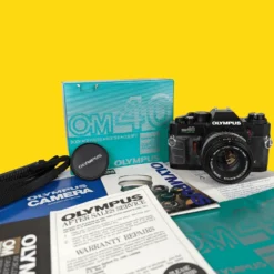 BRAND NEW - Olympus OM40 Program Black 35mm SLR Film Camera With Olympus Prime Lens -Camera Promotion Store brand new olympus om40 program black 35mm slr film camera with olympus prime lens 3