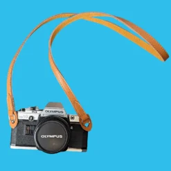 Brown Leather Thin SLR Camera Strap -Camera Promotion Store brown leather thin slr camera strap 3 scaled