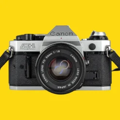 Canon® Canon AE-1 Program 35mm SLR Film Camera With Canon Prime Lens