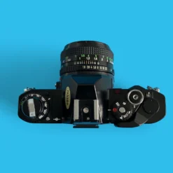 Canon® Canon AV 1 Black Vintage 35mm SLR Film Camera With Prime 50mm Lens -Camera Promotion Store canon av 1 black vintage 35mm slr film camera with prime 50mm lens 3