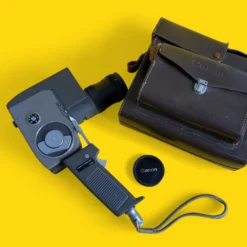 Canon® Canon Reflex Zoom 8 8mm Vintage Cine Camera With Brown Leather Case -Camera Promotion Store canon reflex zoom 8 8mm vintage cine camera with brown leather case 5