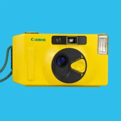 Canon® Canon Snappy S 35mm Film Camera Point And Shoot - Yellow -Camera Promotion Store canon snappy s 35mm film camera point and shoot yellow 4