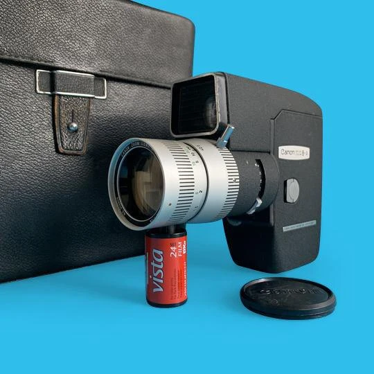 Canon® Canon Zoom Reflex 8-3 8mm Movie Cine Camera With Leather Case 3 Canon® Canon Zoom Reflex 8-3 8mm Movie Cine Camera With Leather Case