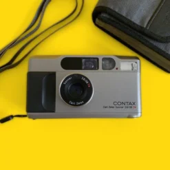 Contax T2 Champagne 35mm Film Camera Point & Shoot With 38mm F/2.8 Lens -Camera Promotion Store contax t2 champagne 35mm film camera point and shoot with 38mm f2 8 lens 1