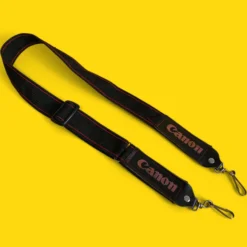 Canon® Genuine Canon Black & Red SLR Camera Strap