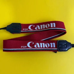 Canon® Genuine Canon Red SLR Camera Strap -Camera Promotion Store genuine canon red slr camera strap 3 scaled
