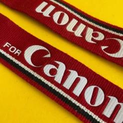Canon® Genuine Canon Red SLR Camera Strap -Camera Promotion Store genuine canon red slr camera strap 6 scaled