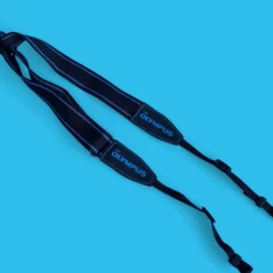 Genuine Olympus Blue & Black SLR Camera Strap -Camera Promotion Store genuine olympus blue and black slr camera strap 3