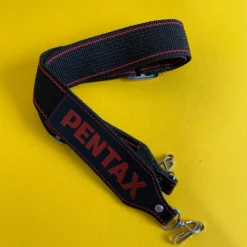 Genuine Pentax Black & Red SLR Camera Strap -Camera Promotion Store genuine pentax black and red slr camera strap 3 scaled