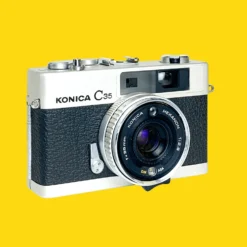 Konica C35 35mm Point And Shoot Film Camera -Camera Promotion Store konica c35 35mm point and shoot film camera 3