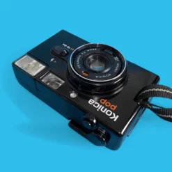 Konica POP Black 35mm Film Camera Point And Shoot -Camera Promotion Store konica pop black 35mm film camera point and shoot 12
