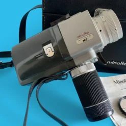 Minolta Autopak-8 K7 Super 8 Movie Cine Camera With Leather Carry Case -Camera Promotion Store minolta autopak 8 k7 super 8 movie cine camera with leather carry case 4