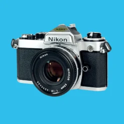 Nikon FE (Silver) 35mm SLR Film Camera With Nikkor 50mm F1.8 Lens -Camera Promotion Store nikon fe silver 35mm slr film camera with nikkor 50mm f1 8 lens 3