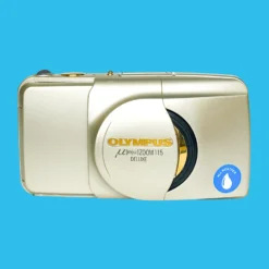 Olympus MJU Zoom 115 Deluxe 35mm Point And Shoot Film Camera. -Camera Promotion Store olympus mju zoom 115 deluxe 35mm point and shoot film camera 3