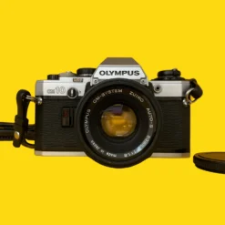 Olympus OM-10 Vintage SLR 35mm Film Camera With F/1.8 50mm Prime Lens