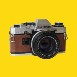 Olympus OM10 Brown Leather Vintage 35mm Film Camera W/ F/1.8 50mm Lens -Camera Promotion Store olympus om10 brown leather vintage 35mm film camera w f1 8 50mm lens 3 scaled