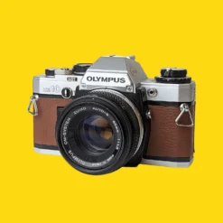 Olympus OM10 Brown Leather Vintage 35mm Film Camera W/ F/1.8 50mm Lens -Camera Promotion Store olympus om10 brown leather vintage 35mm film camera w f1 8 50mm lens 4 scaled
