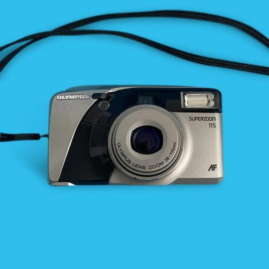 Olympus Superzoom 115 35mm Film Camera Point And Shoot 3 Olympus Superzoom 115 35mm Film Camera Point And Shoot