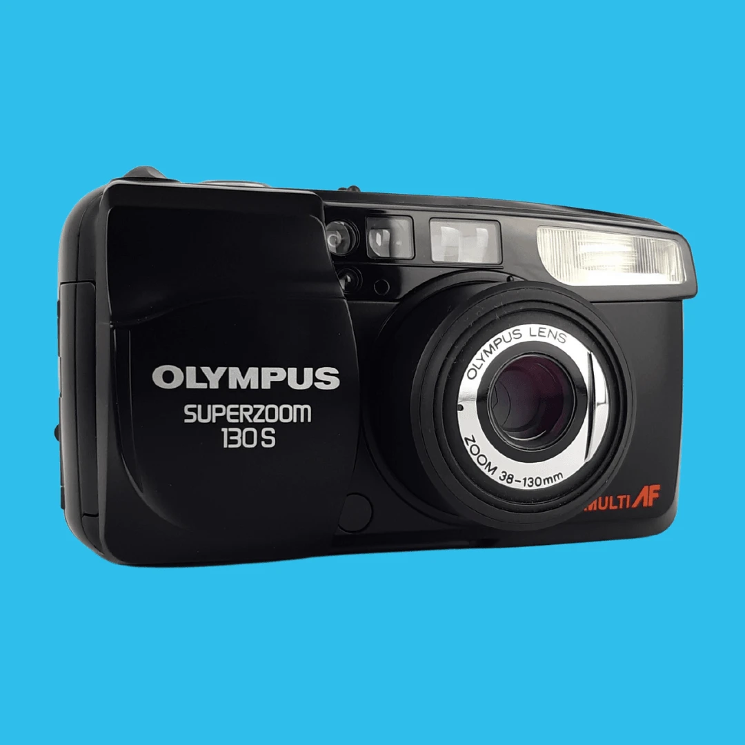 Olympus Superzoom 130S 35mm Film Camera Point And Shoot 5 Olympus Superzoom 130S 35mm Film Camera Point And Shoot - Image 3