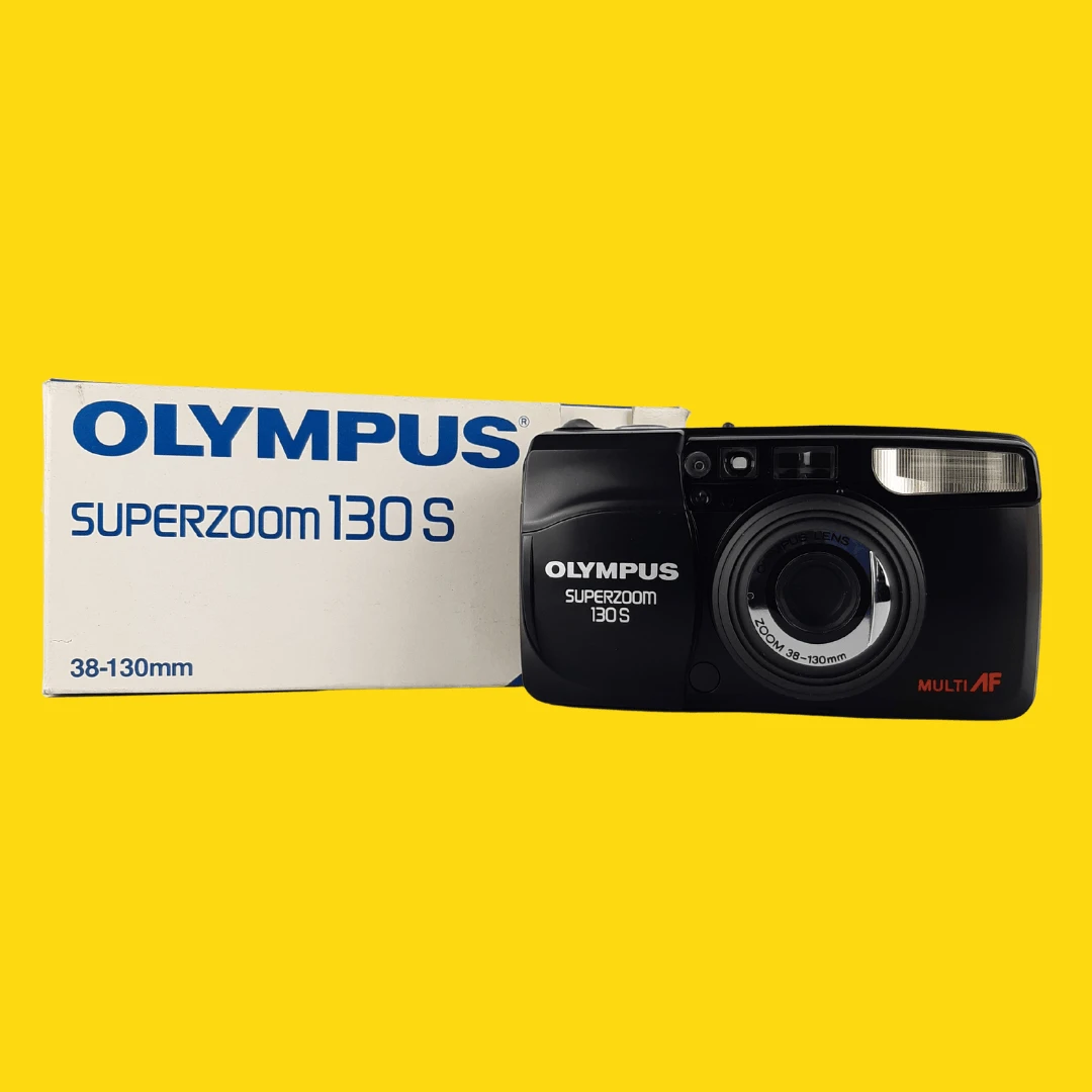 Olympus Superzoom 130S Brand New 35mm Film Camera Point And Shoot 3 Olympus Superzoom 130S Brand New 35mm Film Camera Point And Shoot