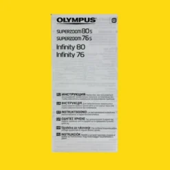 Olympus Superzoom 80s/76s/infinity 80/76 Original Instructions