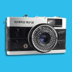 Olympus Trip 35 Black Crocodile Leather Point And Shoot 35mm Film Camera -Camera Promotion Store olympus trip 35 black crocodile leather point and shoot 35mm film camera 4