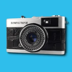 Olympus Trip 35 Black Crocodile Leather Point And Shoot 35mm Film Camera -Camera Promotion Store olympus trip 35 black crocodile leather point and shoot 35mm film camera 5