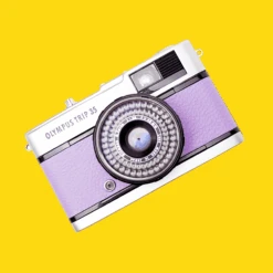 Olympus Trip 35 Lilac Point And Shoot 35mm Film Camera -Camera Promotion Store olympus trip 35 lilac point and shoot 35mm film camera 7
