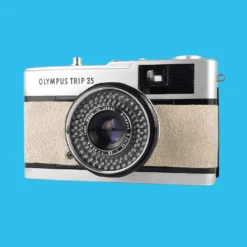 Olympus Trip 35 Soft Beige Leather Point And Shoot 35mm Film Camera -Camera Promotion Store olympus trip 35 soft beige leather point and shoot 35mm film camera 3