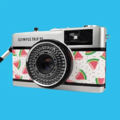 Olympus Trip 35 Watermelon Leather Point And Shoot 35mm Film Camera -Camera Promotion Store olympus trip 35 watermelon leather point and shoot 35mm film camera 4