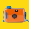 Orange Underwater Focus Free 35mm Film Camera -Camera Promotion Store orange underwater focus free 35mm film camera 1