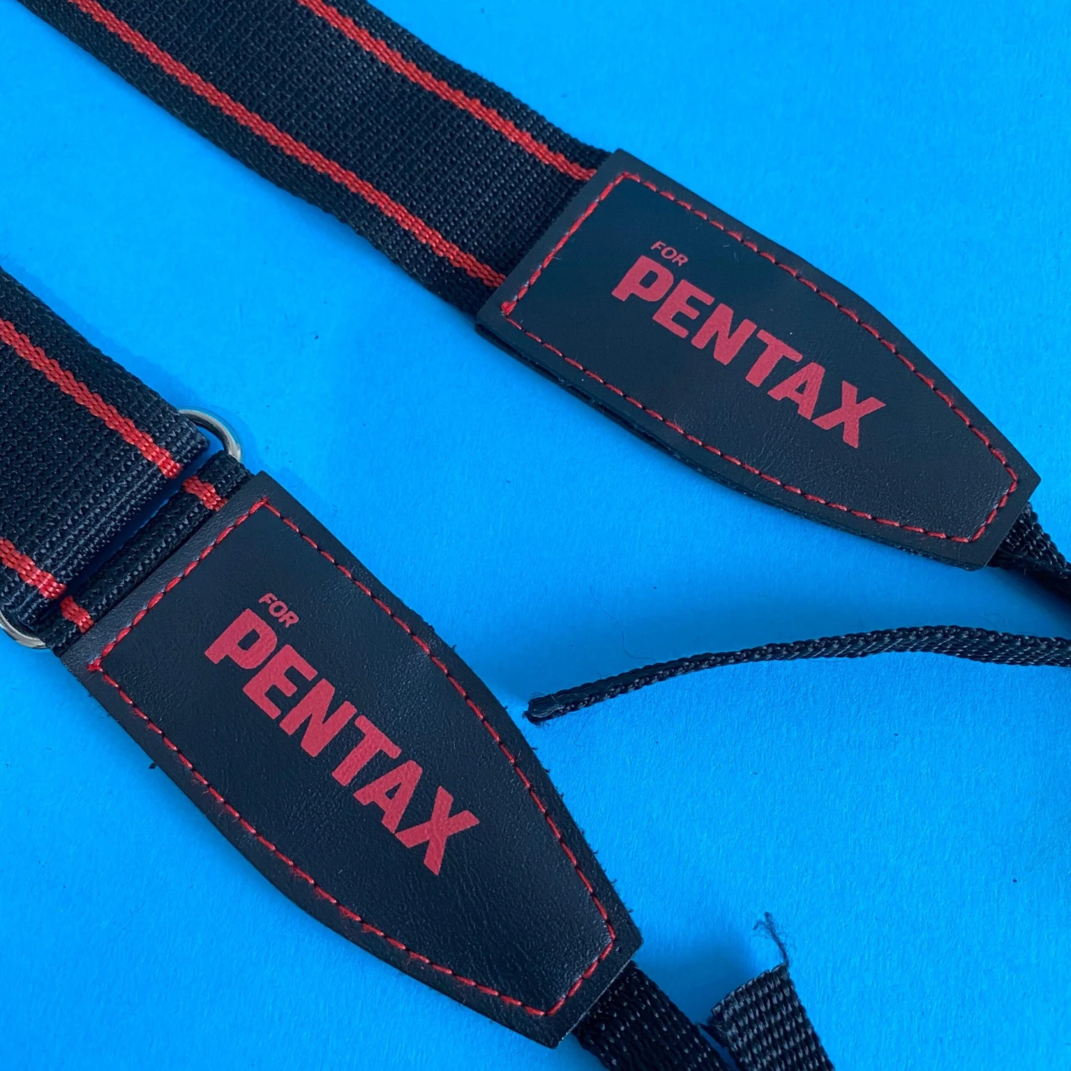Original Pentax Black & Red SLR Camera Strap 5 Original Pentax Black & Red SLR Camera Strap - Image 3