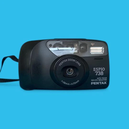 Pentax Espio 738 BLACKOUT 35mm Film Camera Point And Shoot 3 Pentax Espio 738 BLACKOUT 35mm Film Camera Point And Shoot