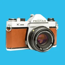 Pentax K1000 Brown Leather Vintage SLR 35mm Film Camera With Pentax F/2 50mm Prime Lens. -Camera Promotion Store pentax k1000 brown leather vintage slr 35mm film camera with pentax f2 50mm prime lens 3