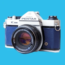 Pentax K1000 Navy Leather Vintage SLR 35mm Film Camera With Pentax F/2 50mm Prime Lens. 16 Pentax K1000 Navy Leather Vintage SLR 35mm Film Camera With Pentax F/2 50mm Prime Lens. -Camera Promotion Store pentax k1000 navy leather vintage slr 35mm film camera with pentax f2 50mm prime lens 4