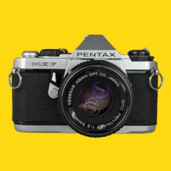 Pentax ME F Vintage SLR 35mm Film Camera With F/1.2 50mm Prime Lens