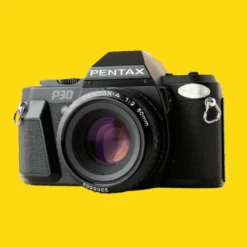 Pentax P30 Vintage SLR 35mm Film Camera With F/1.2 50mm Prime Lens