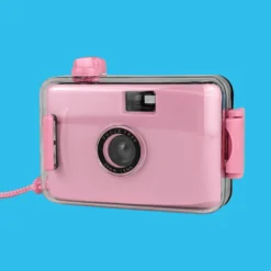 Pink Underwater Focus Free 35mm Point And Shoot Film Camera -Camera Promotion Store pink underwater focus free 35mm point and shoot film camera 3