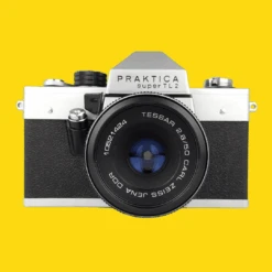 Praktica Vintage Metal 35mm SLR Film Camera With Prime Lens