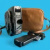 Quarz 8mm Movie Cine Camera With Leather Case -Camera Promotion Store quarz 8mm movie cine camera with leather case 1