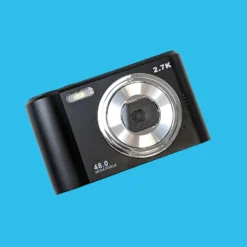Retro Black Compact Digital Camera - Digicam -Camera Promotion Store retro black compact digital camera digicam 3