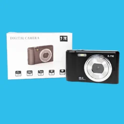 Retro Black Compact Digital Camera - Digicam -Camera Promotion Store retro black compact digital camera digicam 4