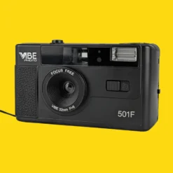 Retro VIBE 35mm Film Camera Reusable Point And Shoot - Black -Camera Promotion Store retro vibe 35mm film camera reusable point and shoot black 4