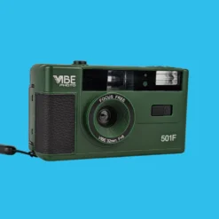Retro VIBE 35mm Film Camera Reusable Point And Shoot - Green -Camera Promotion Store retro vibe 35mm film camera reusable point and shoot green 4 scaled