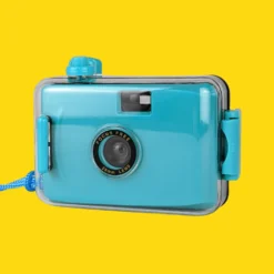 Teal Underwater Focus Free 35mm Point And Shoot Film Camera -Camera Promotion Store teal underwater focus free 35mm point and shoot film camera 3